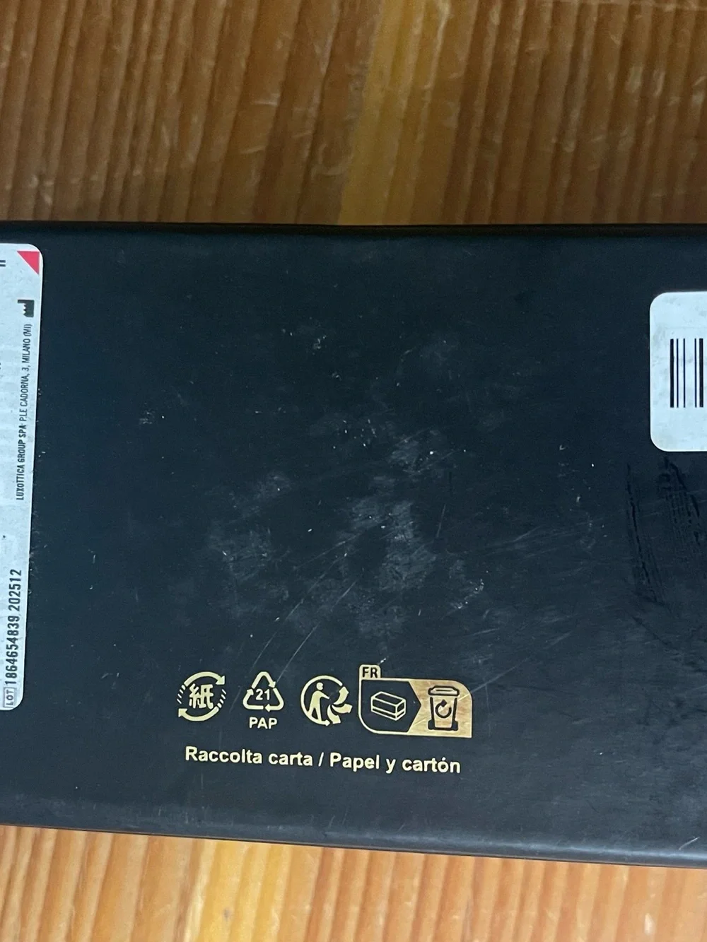 Versace VE3186 GB1 Black Gold Eyeglass Frames 54-16-140 Italy New